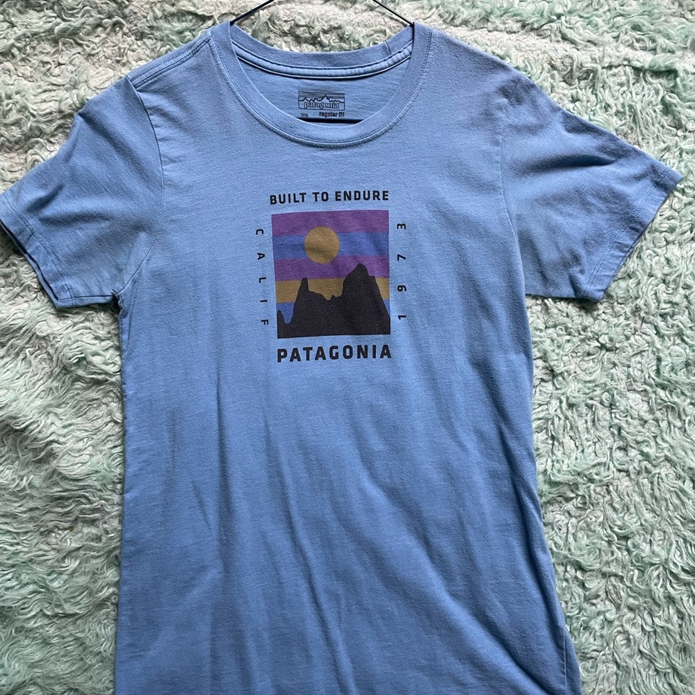 Patagonia Blue Graphic T-Shirt